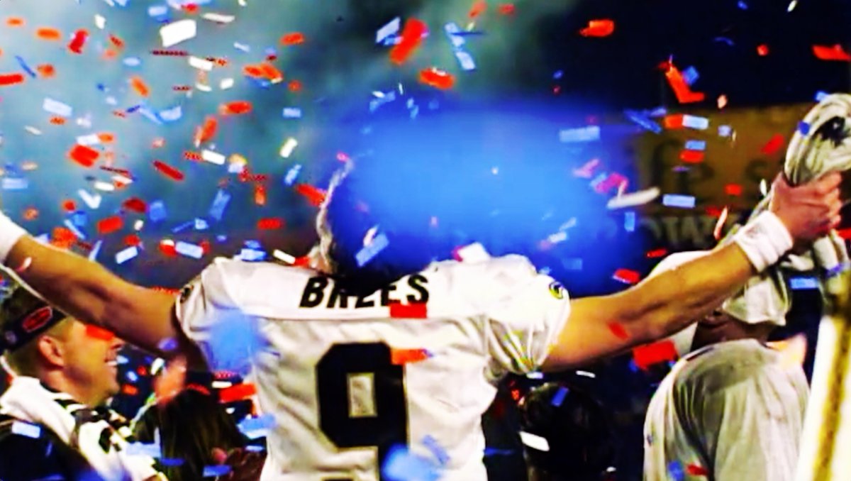 Drew Brees goes into the Saints Ring of Honor today 🐐