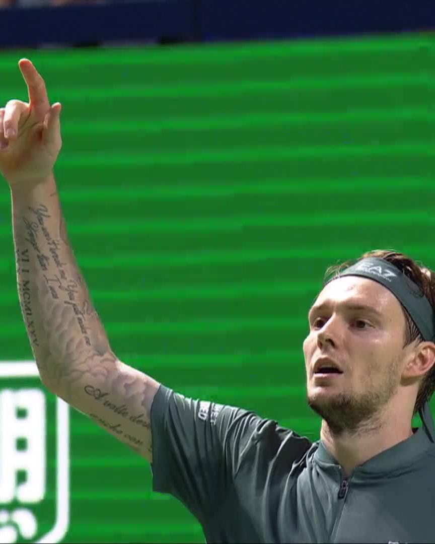 Ladies and gentlemen, Alexander Bublik 🙌 #RolexShanghaiMasters