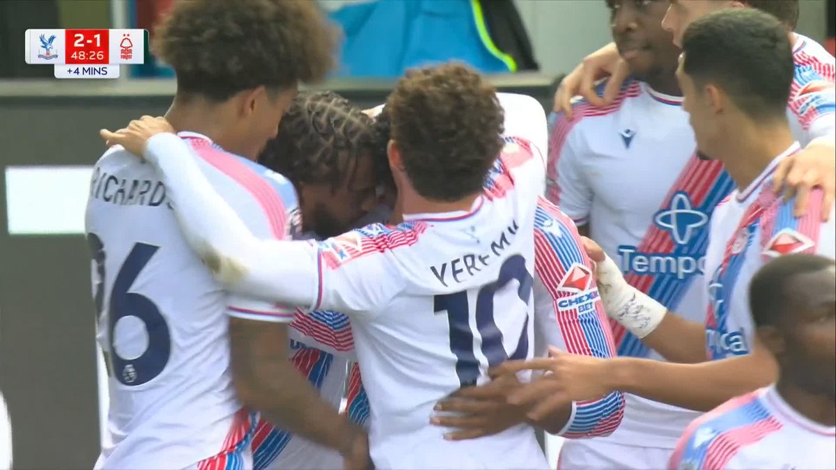 "Unbelievable!" Crystal Palace turn it around just before half-time 🤯