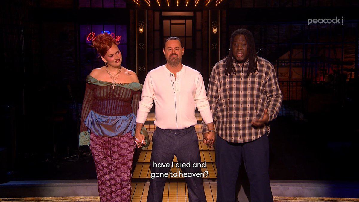 Danny Dyer takes the stage with Sasha Keable on Saturday Night Live UK. #SNLUK is streaming on Peacock.