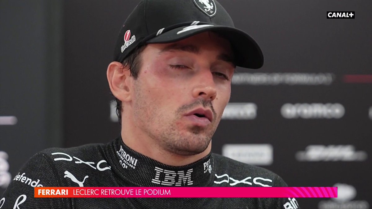 "Ce qui m'intéresse, c'est les championnats donc il faut continuer à bosser. J'espère que le titre arrivera bientôt" Désormais, seul Schumacher a plus de podium avec Ferrari que Leclerc (55) 🥈 Le #SingaporeGP est à vivre en direct gratuitement sur l'Application CANAL+ 🇸🇬 #F1