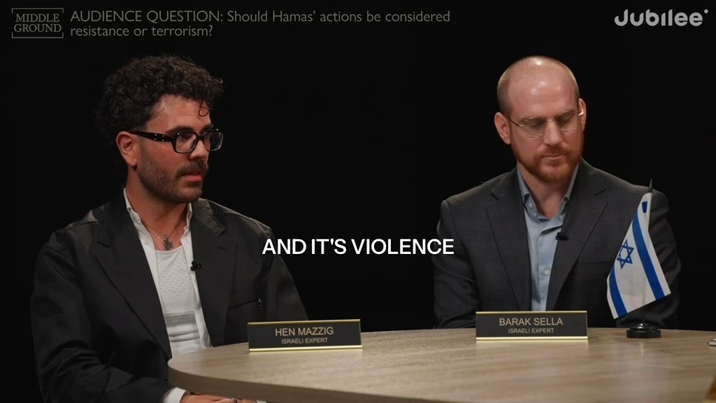 Israeli and Palestinian experts debate whether Hamas is a genocidal terror group...or are we missing the "nuance?"