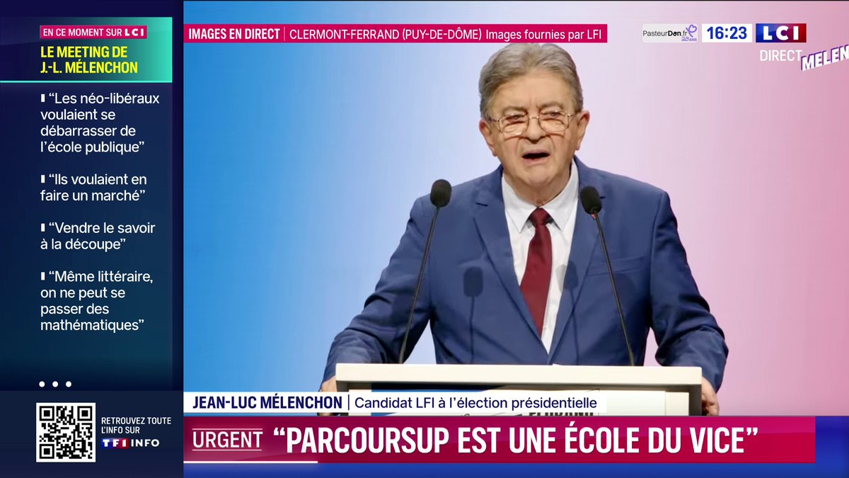 🗣️ Agriculteurs : "Il faut trouver 400.000 agricultrices et agriculteurs" , Jean-Luc Mélenchon, candidat LFI à l'élection présidentielle