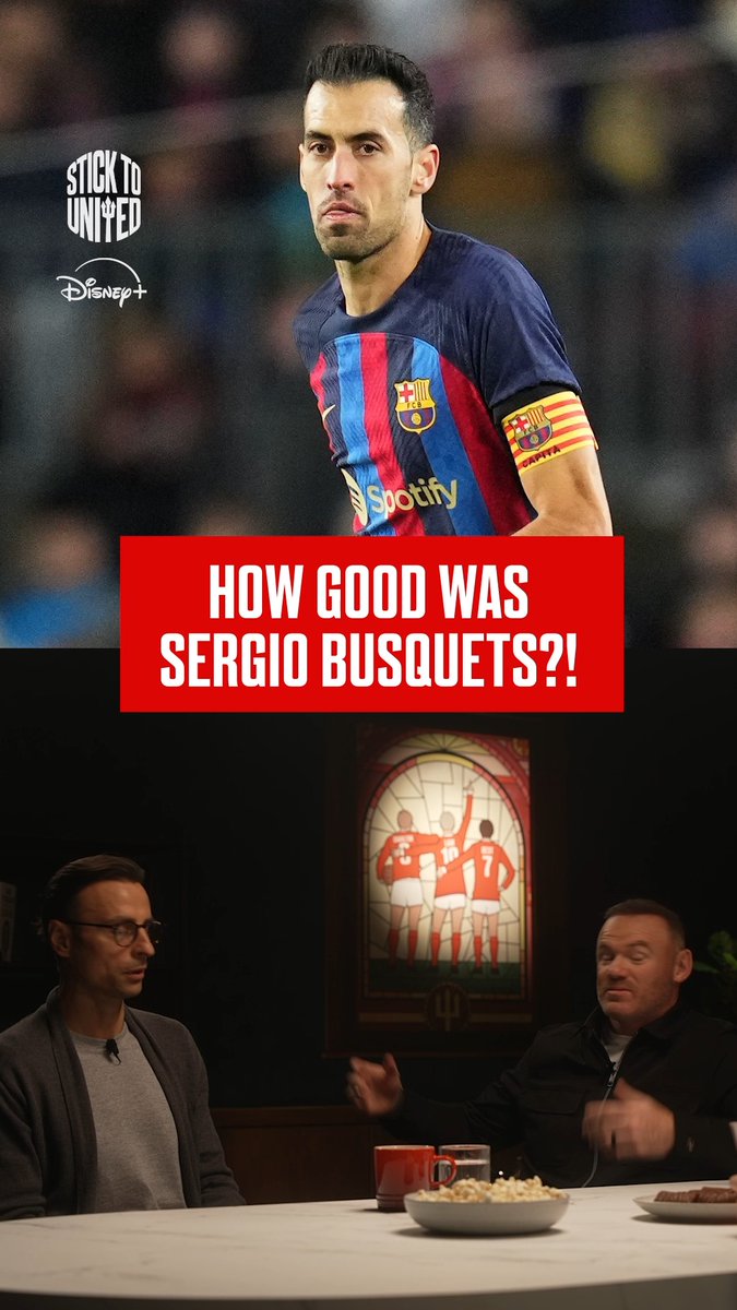 “How was he calmer than me?!” 😂 Berbatov and Rooney discuss the brilliance of Busquets.