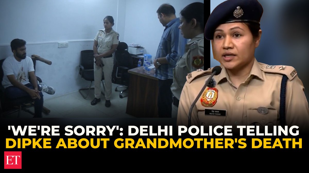 #DelhiCops releases video of informing #Dipke about his grandmother's death, refutes #CJP's allegation 🪳 #CJPProtests Day 2 live news updates➠ ✊