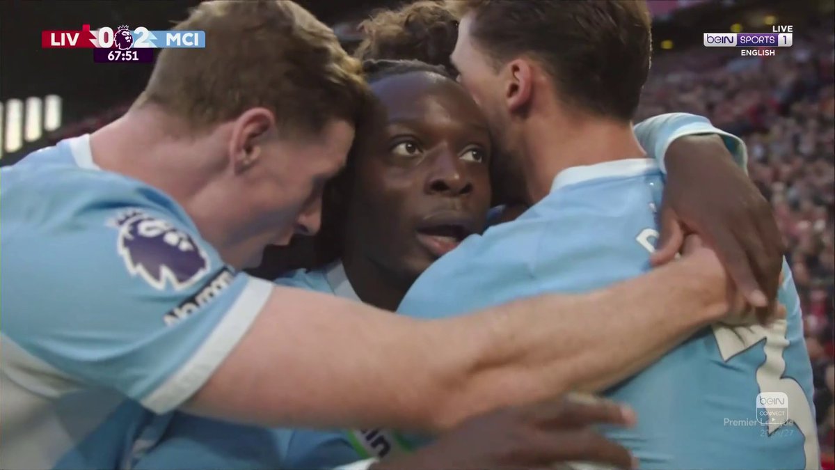 Stop that, Jeremy Doku 😮‍💨 The Belgian winger scores his first goal of the season in style! #ManCity