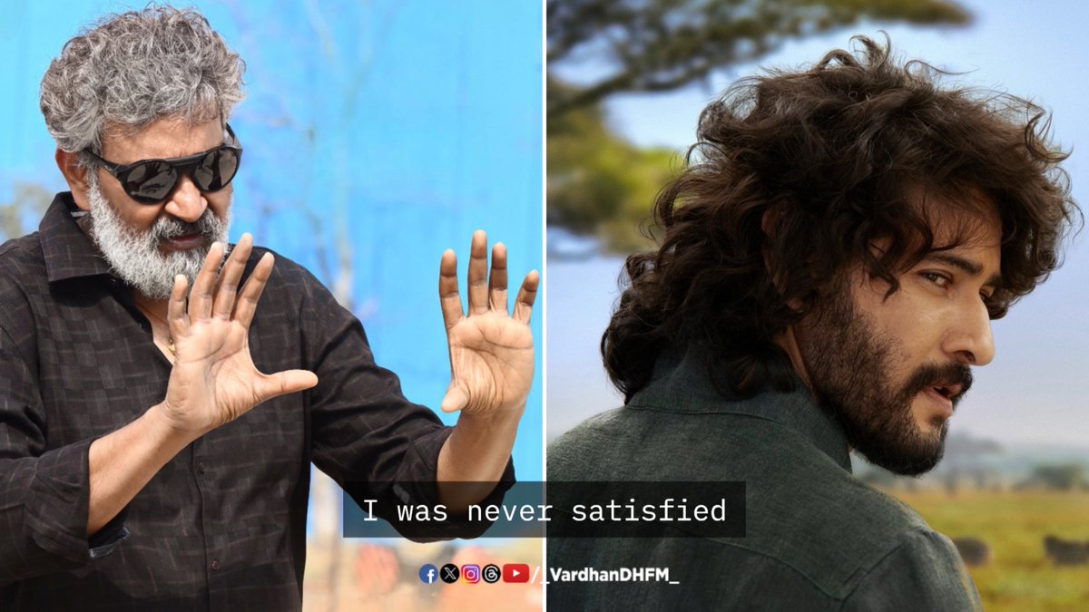 “I was never satisfied with the way Indian epics are brought to the screen. Now, I have the opportunity to do that. That is the challenge I have set for myself” - rajamouli ss SSR, we know your game and just can’t wait to witness it 🌋🌋🌋🌋 #MaheshBabu | #Varanasi