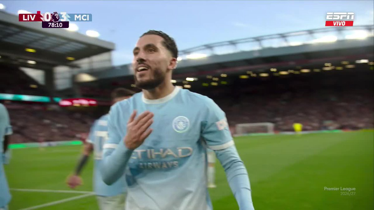 ¡¡VIVA EL FÚTBOL, CHERKI!! EL FRANCÉS LO DEJÓ DESPARRAMADO A FRIMPONG, DEFINIÓ CON MUCHA CALIDAD Y SELLÓ EL 3-0 DEL CITY VS. LIVERPOOL. 📺 Mirá la Premier League por ESPN en el Plan Premium de #DisneyPlus