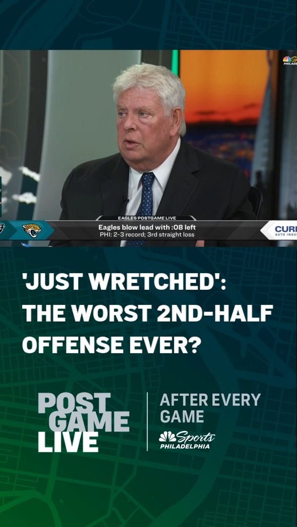 "This is the worst second half offense maybe ever." The Eagles haven't scored a second half touchdown since Week 2.