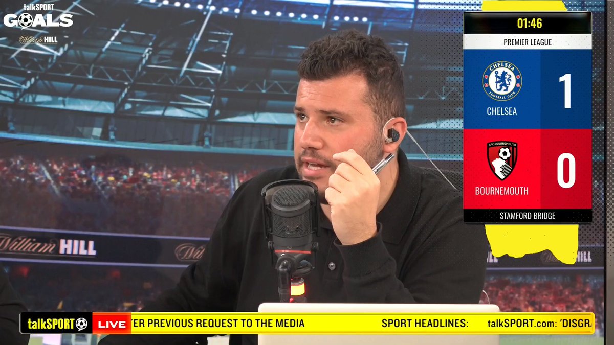 The studio couldn’t believe what they were watching as Chelsea took on Bournemouth. They weren’t expecting this kind of performance from the Blues! #CFC