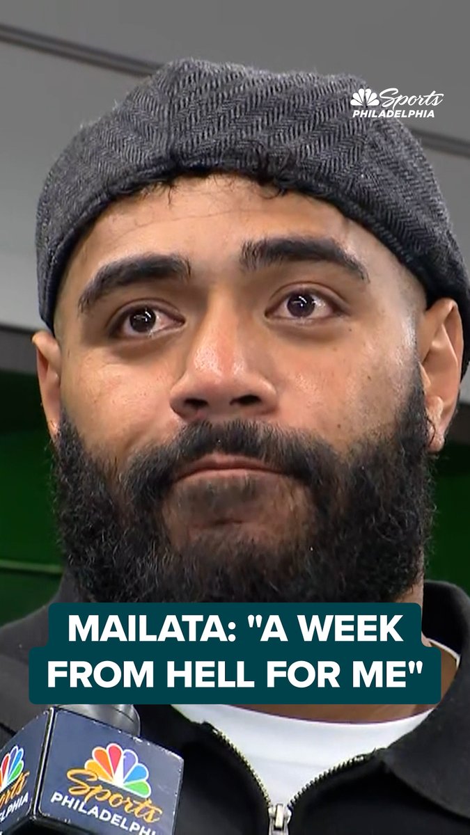 "This week has been a week from hell for me." Jordan Mailata speaks on the whirlwind of the last seven days.