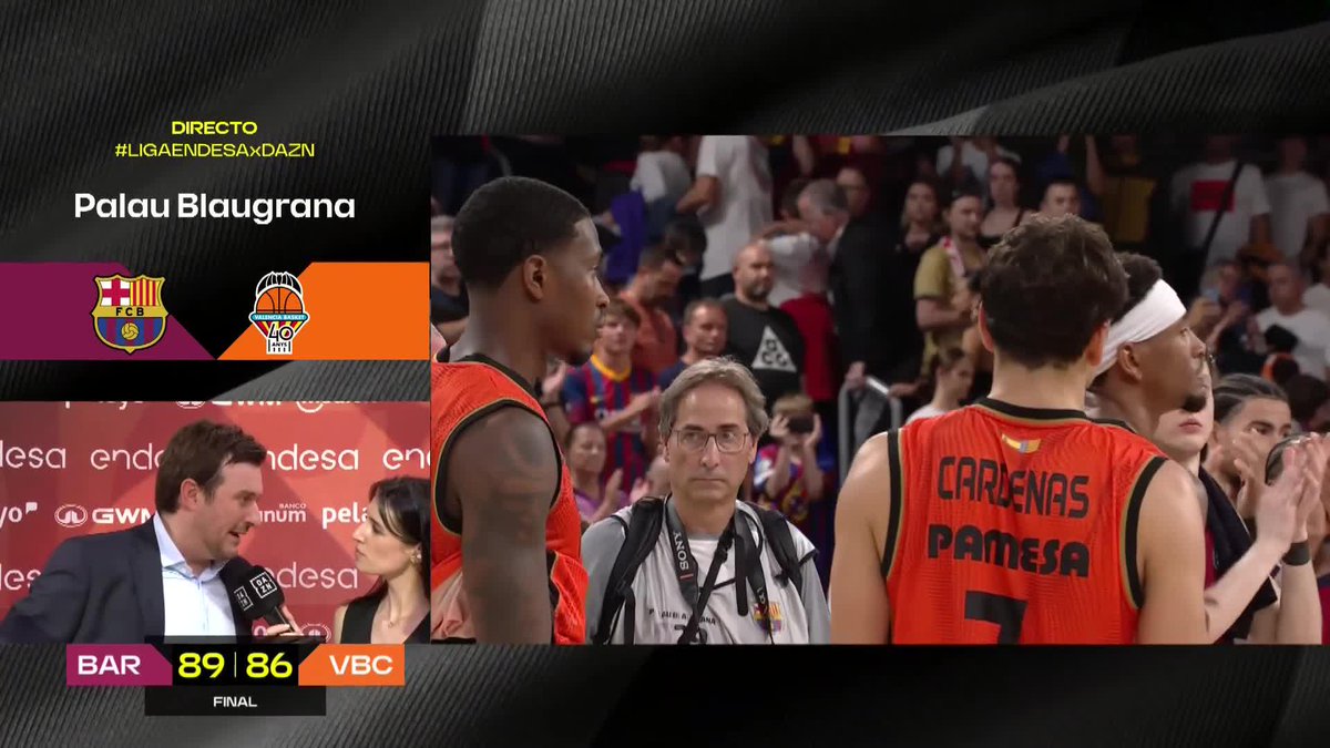 🗣️ Josh Nebo: "Estoy muy orgulloso de cómo hemos salido esta noche a jugar nuestro juego y de darle la victoria a la afición". 📺 DAZN España | #LigaEndesa | Barça Basket
