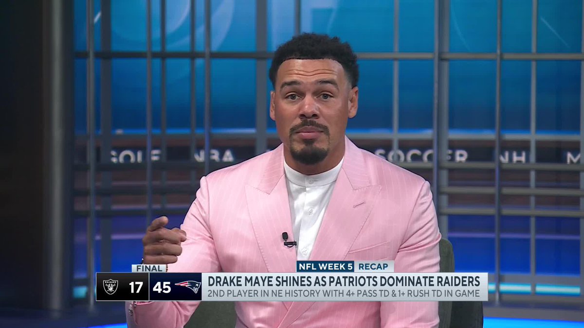 "When Drake Maye plays like this, this New England defense is unleashed." Justin Simmons thinks the Patriots have the most underrated defense in the NFL 👀 #scoreboard