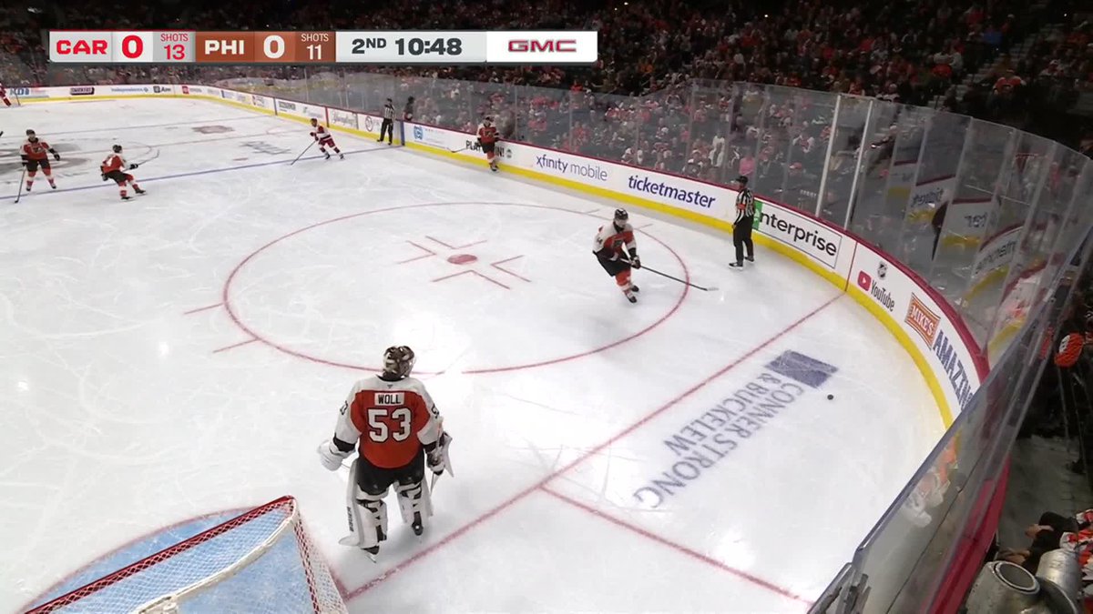 Boosh called it. 🎯 #CARvsPHI | #LetsGoFlyers