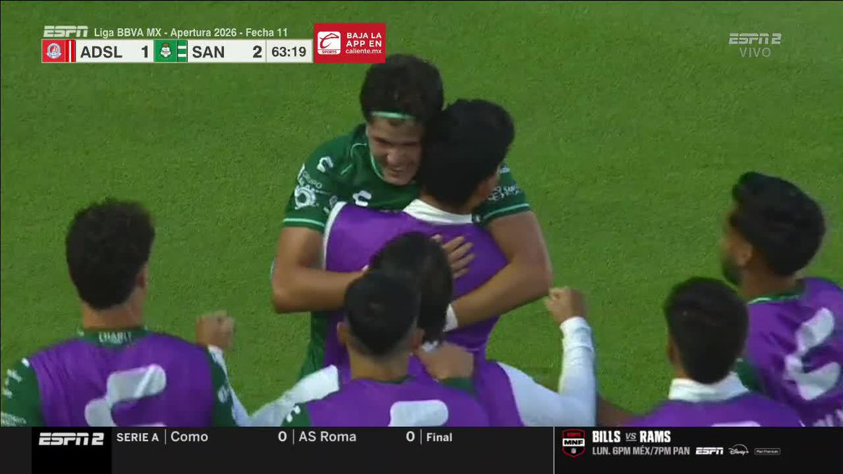 🚨🤯 20-year-old striker TAHIEL JIMENEZ SCORED HIS FIRST CAREER BRACE and extended Santos Laguna’s winning streak to FOUR GAMES. The Mexican youngster led his team to another victory in Liga MX. You love to see it. ❤️👏🏼