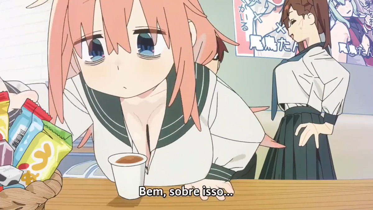 Um verdadeiro fanservice estudantil como um bom café. #ハーレムアニメ #アニメ