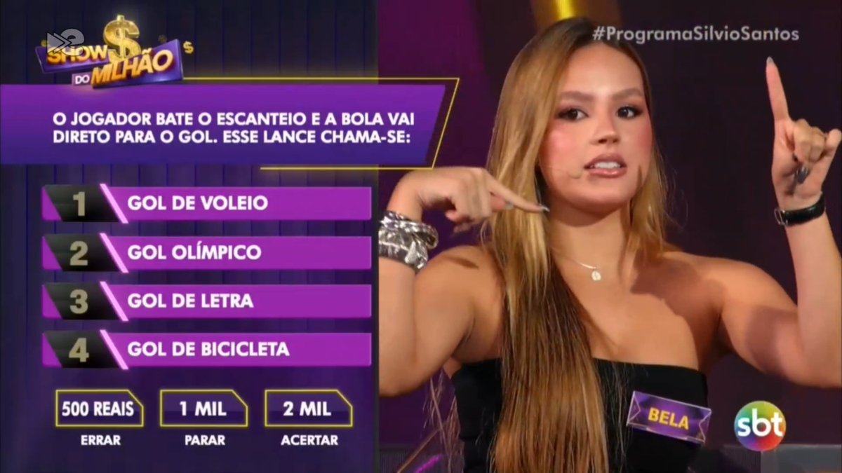 Essa tá sabendo bem! HAHAHAHAHAHAHAHAHAHAHA! 😂 #ProgramaSilvioSantos #ShowDoMilhão