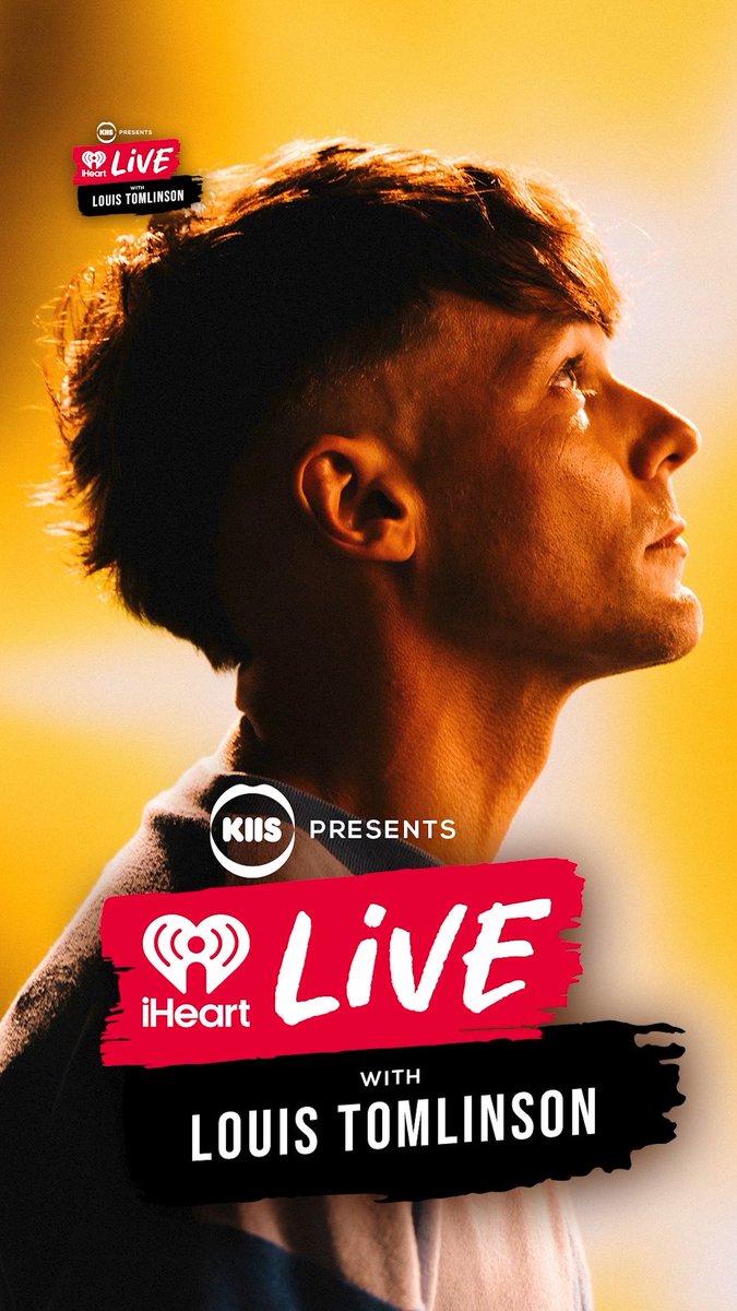 CONFIRMED: Next to take to the iHeartLIVE stage… global superstar &amp; long time mate Louis Tomlinson! ❤️ Louis Tomlinson Want to be at KIIS Presents iHeartLIVE with Louis? Listen to The Smallzy Show on KIIS &amp; iHeart App to win your exclusive invite. #LouisTomlinson