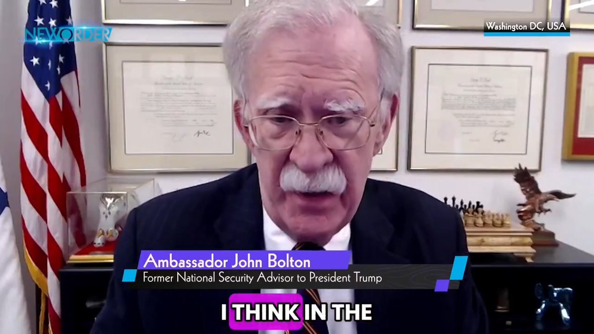 Afshin Rattansi Challenges John Bolton: US Sanctions have KILLED 38 MILLION between 1971-2021, and DON’T work ‘It depends on the sanctions. It depends on how they’re being enforced and what effect it has on the targets. In the case of Iran right now, the blockade on oil exports and any imports into Iran is having a very significant effect. The government is ever more susceptible to being overthrown from within. The economy, which was already in bad shape, is in worse shape. So these are the kinds of sanctions that are actually enforced that really can make a difference. The government of the UAE has done exactly the right thing by saying that they will not allow Iran to trade or launder their finances through UAE financial institutions. That’s going to have, and is having, a significant negative impact on the regime’s ability to stay afloat financially.’ Ambassador John Bolton, Donald Trump’s former National Security Advisor, on the latest episode of New Order. Watch the full interview in the quoted post below. 👇 John Bolton