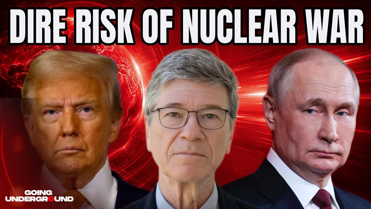 🚨 NEW EPISODE OF GOING UNDERGROUND ⚡️ Prof. Jeffrey Sachs: We Are at DIRE RISK of Nuclear War from Russia-NATO Escalation Over Ukraine What has been the media's role in manufacturing consent for the Ukraine proxy war? How has the incompetence of European leaders led us to the brink of a nuclear war with Russia? What exit ramps does the US have in Ukraine & Iran? All this and more on this episode of Going Underground
