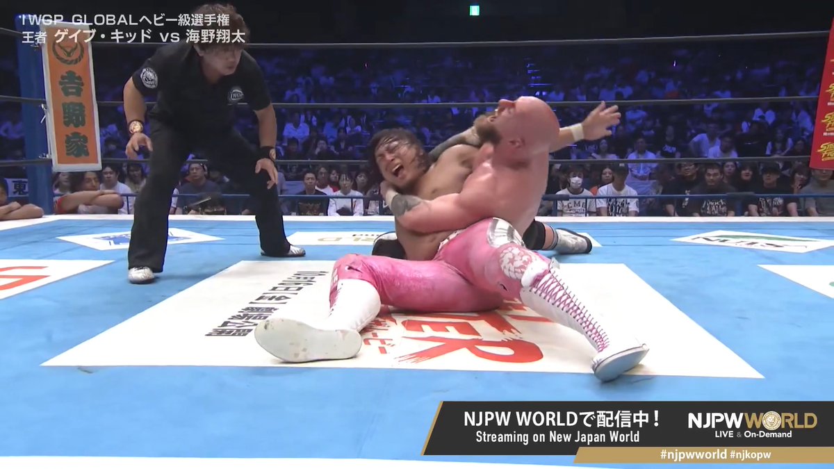 .GABE KIDD “Lariat→Brutalizer” Streaming now on #njpwworld #njpwworld #njkopw