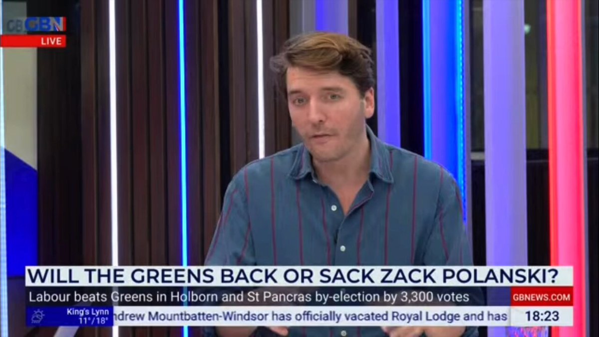 The idea that Zack Polanski might be forced to resign as Green Party leader after not winning the Holborn &amp; St Pancras is a classic example of the political-media class trying to manufacture reality. It's a nonsense.
