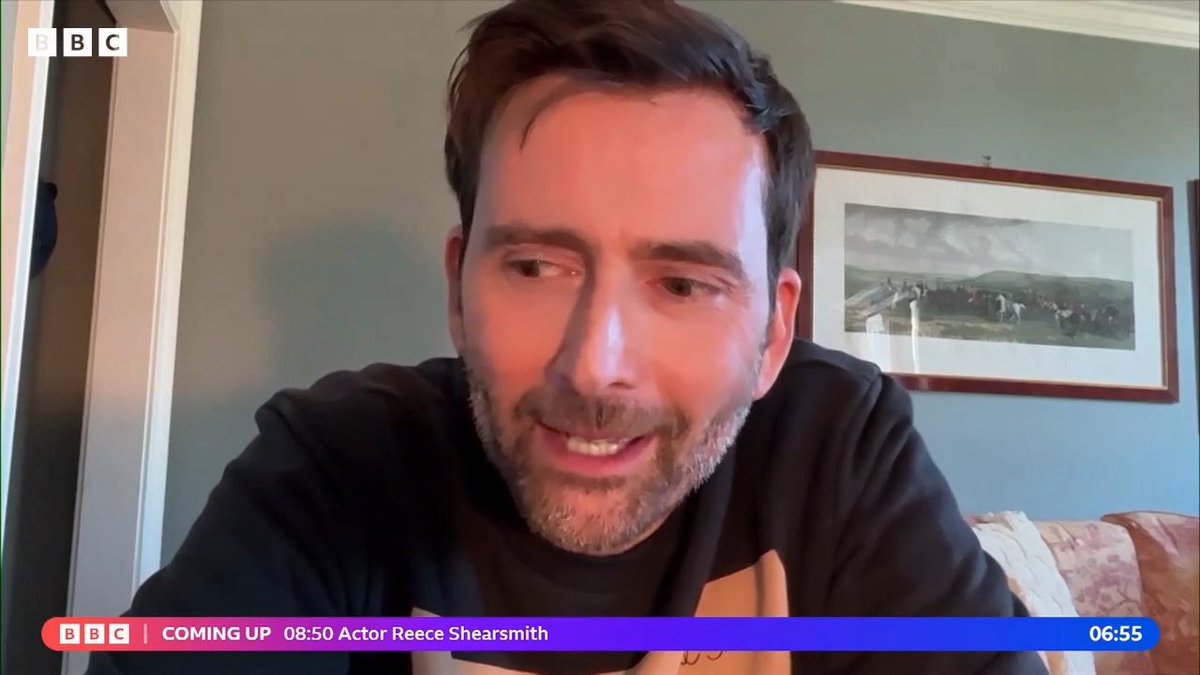 New video of David on BBC Breakfast talking about Celebrity Traitors Series 2.