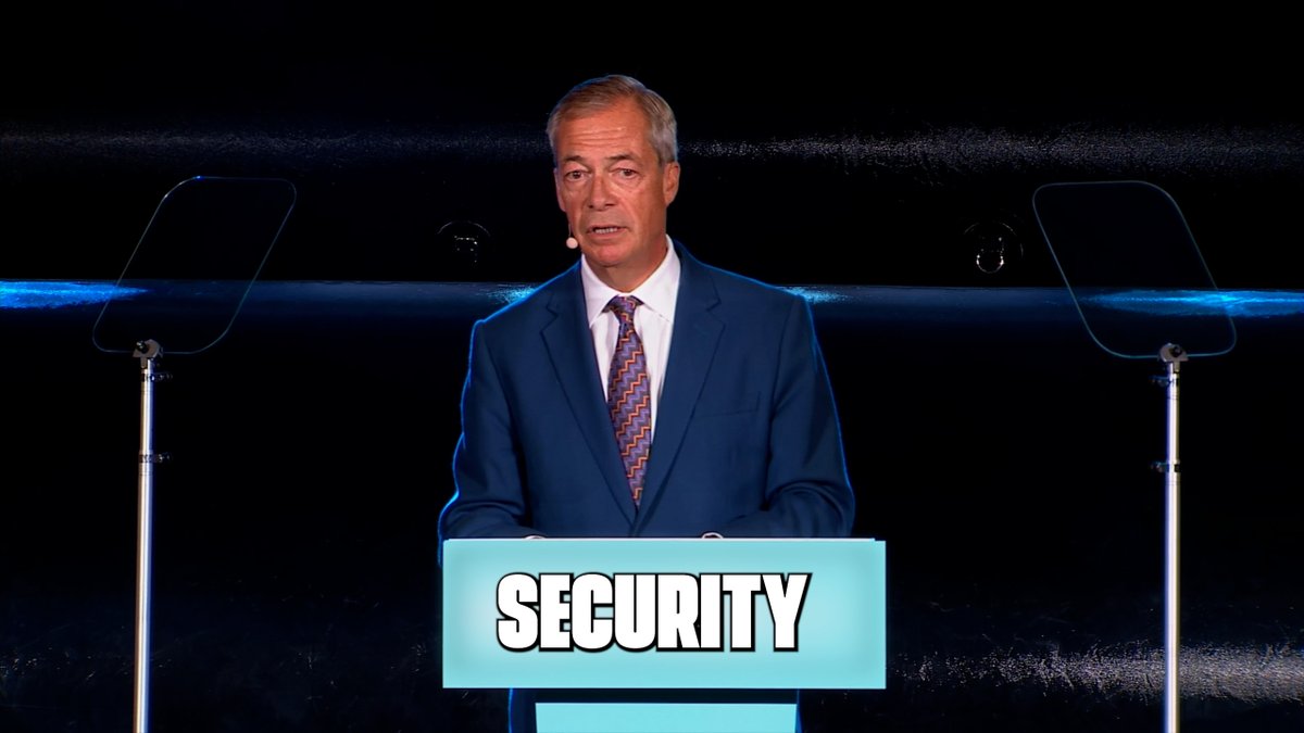 Reform UK will deliver national security, an end to the invasion and prioritise the safety of the British people. It's what the British people want.