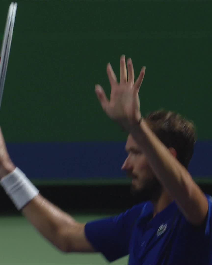 35-1 after winning 1st set this year 🥵 Medvedev makes it past Svrcina 6-2 6-3 for another Shanghai last 16! Daniil Medvedev #RolexShanghaiMasters
