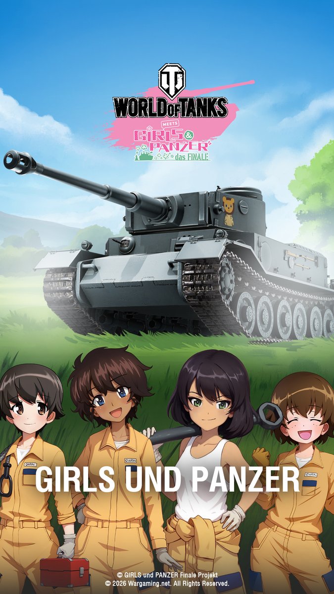 It's Sensha-Dō! Our beloved Girls und Panzer are back and they brought a brand-new team. Team-Leoponsan from Oarai Girls' High School is ready to show you what they got! Four unique crew members come with a fearless Tiger (P) Leoponsan featuring a mobility improvement system!
