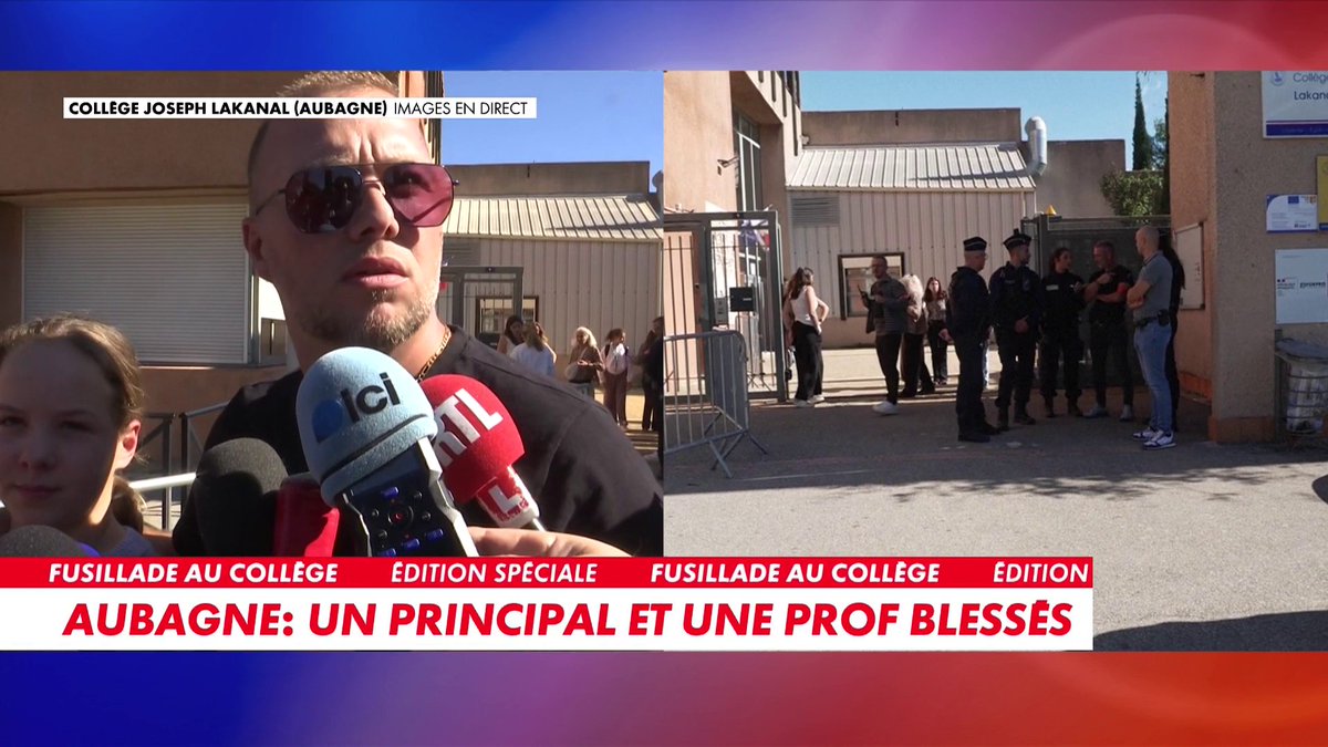 «Le souci, il est mental maintenant», témoigne un père de famille après les tirs survenus à Aubagne. Le suspect de 14 ans a blessé par balle le proviseur du collège ainsi qu'une professeure Toute l'info est à retrouver sur
