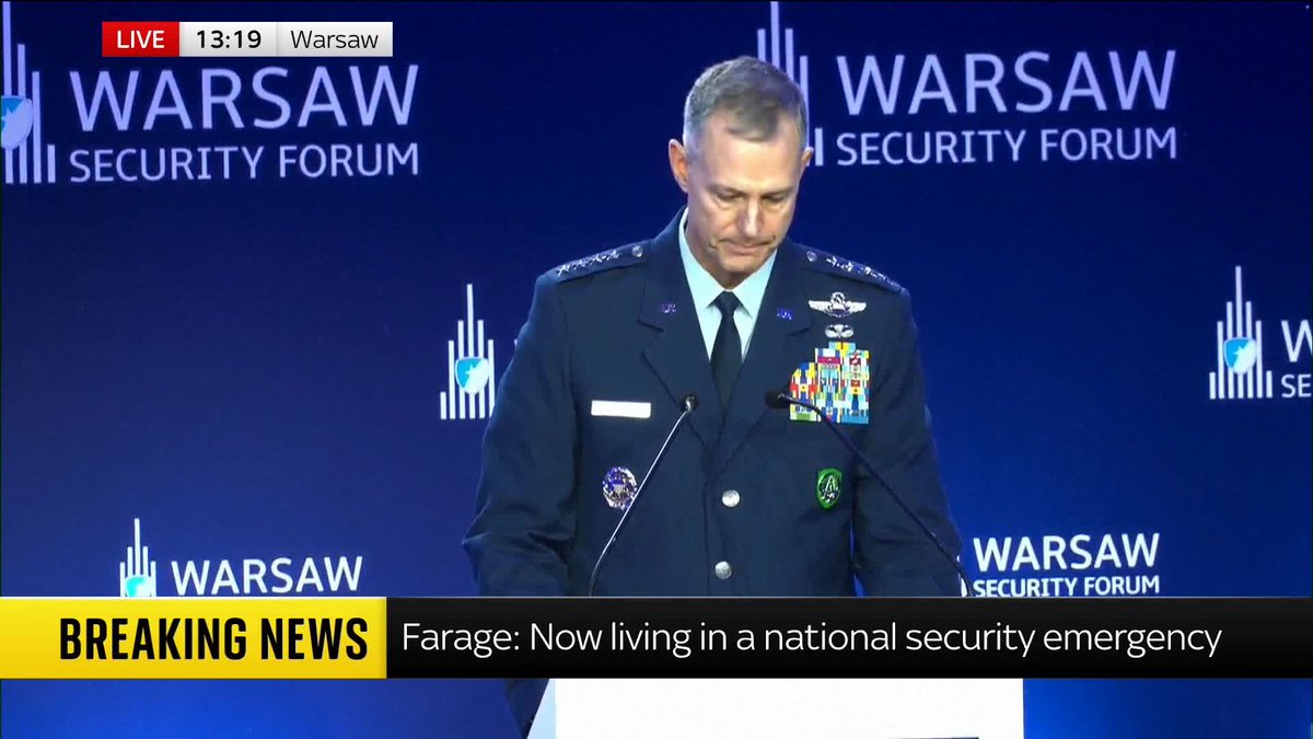 NATO Supreme Allied Commander for Europe General Alexus Grynkewich says the bloc is "ready to fight, tonight" if attacked, as he outlines how it would respond to attacks. Read the latest 🔗 📺 Sky 501, Virgin 602, Freeview 233 and YouTube