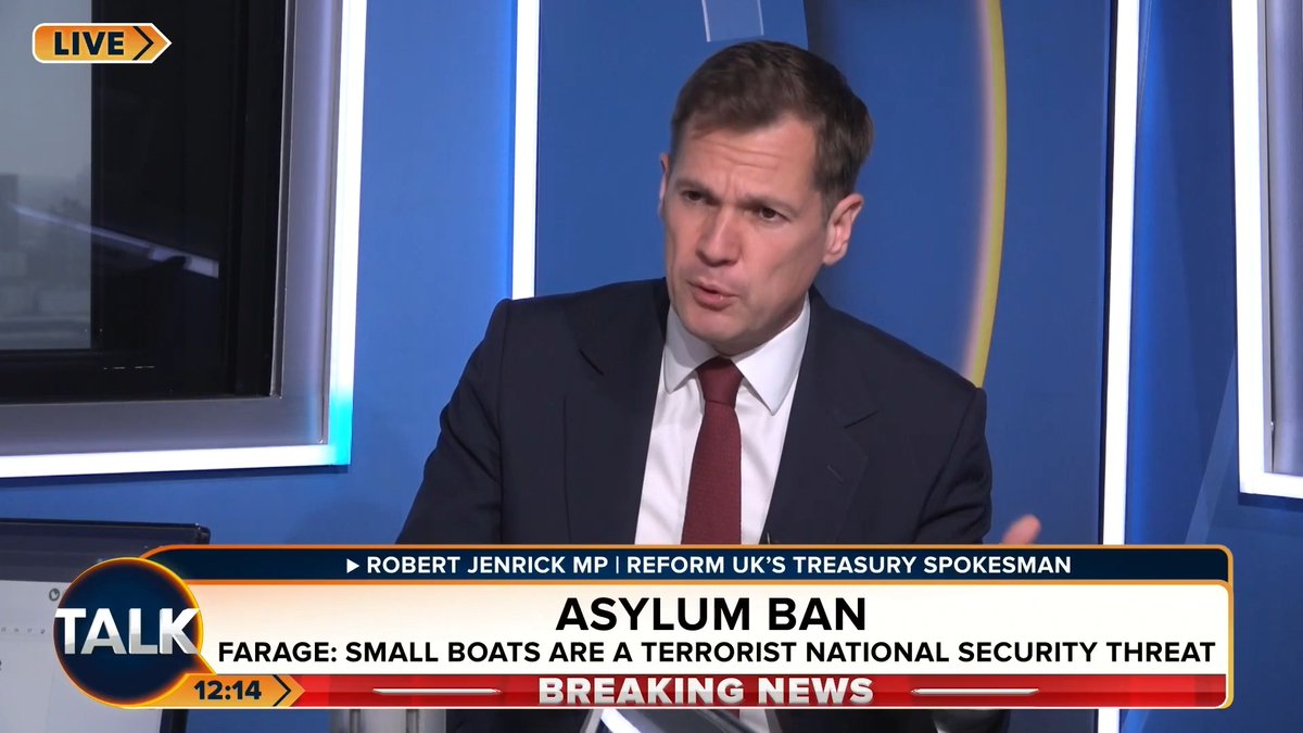 🚨"Deploy the Royal Marines into the Channel. If they need to use lethal force then they'll be able to do so. I think the problem would come to an end within a matter of days." Robert Jenrick says Reform is the only party with the "courage" to deal with the crisis. Julia Hartley-Brewer