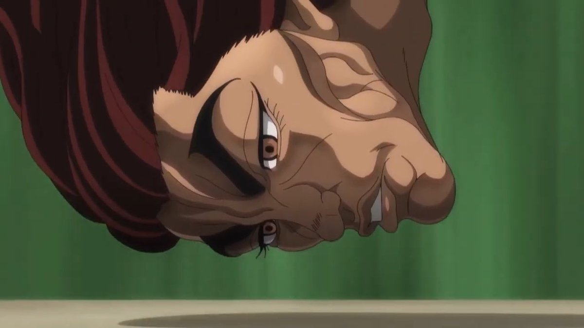 As hilarious as this would be, they’re more than likely going to make his defeat look like when Baki knocked him out during their fight, because one of the producers said in an interview that they’re doing their best to retain the qualities that really make him feel like the Strongest Creature on Earth. So even when he“loses”, it won’t really feel like he lost. They did this in the Blood Arena game too!
