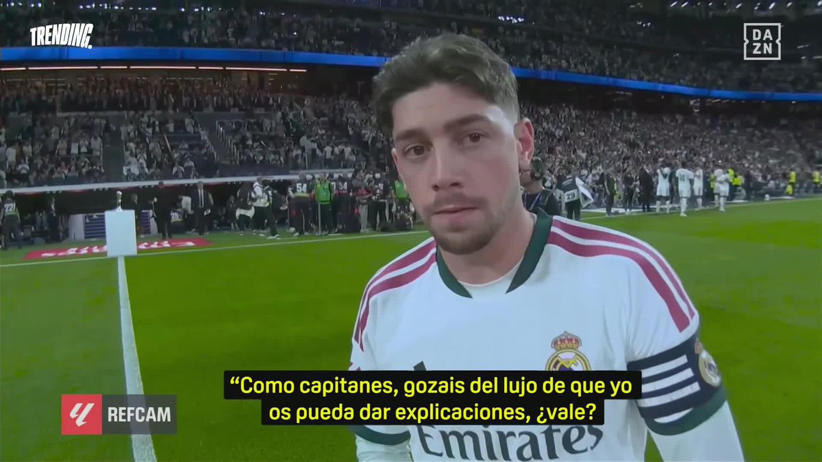 "Como capitanes, gozais del lujo de que yo os pueda dar explicaciones" 🗣️ La REFCAM del inicio del Real Madrid 🆚 Villarreal CF #TRENDING