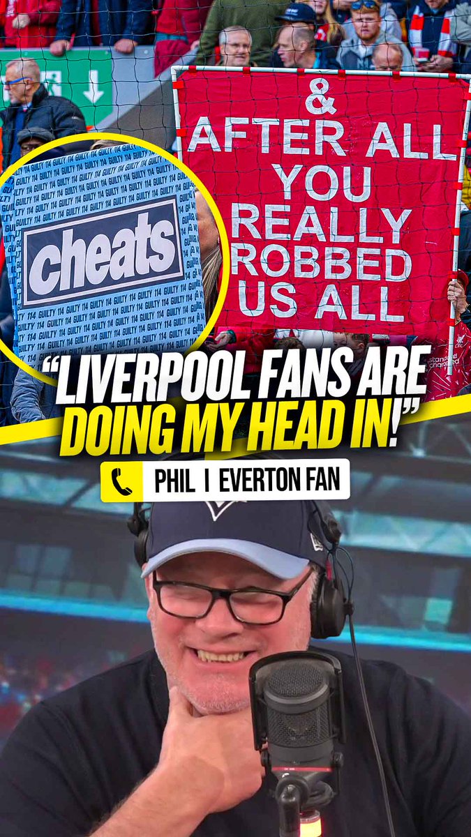 😡 "Liverpool fans are doing my head in!" 😬 "It's like a serial killer saying 'you've killed too many people!'" This #EFC fan is not having #LFC fans moaning about what #MCFC have done to the Premier League! 👀😅
