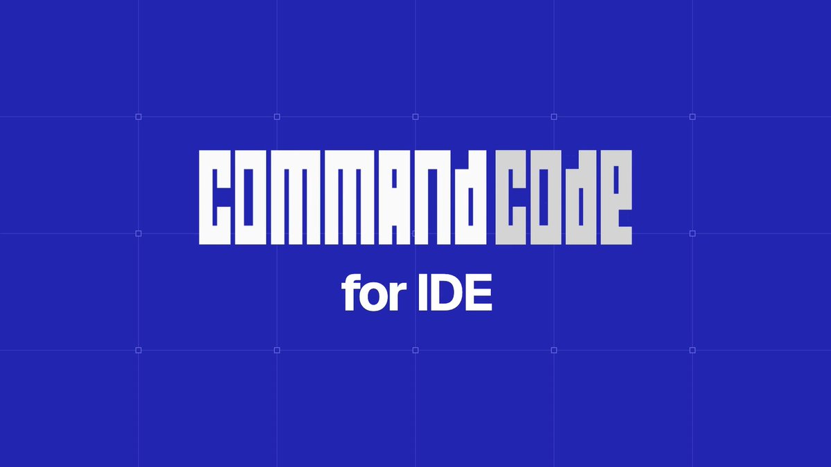 Introducing Command Code extension for VS Code &amp; Cursor! Available today is beta. CLI, Desktop, and now Extension. Manage sessions, use files and selected code as context, review changes, instant edits with /design and slash commands for /model, /plan, /mcp.