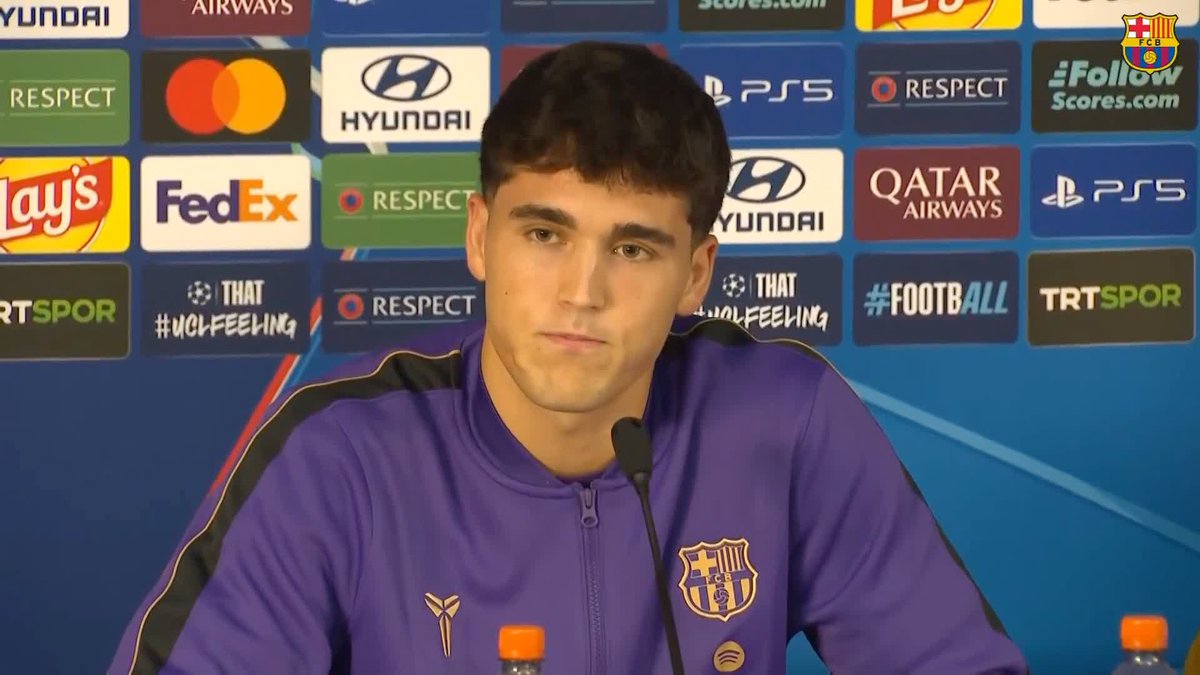 "Ens vam enfrontar amb Osimhen fa molt, en el meu debut. Ens esperem un rival en atac amb les idees clares. Estan al seu camp i hem d'estar molt atents." 🎙️ Pau Cubarsí, en la prèvia del Galatasaray-Barça