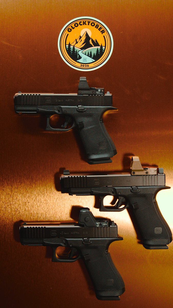 Celebrate GLOCKtober with us! Snap a photo and tag. 👏