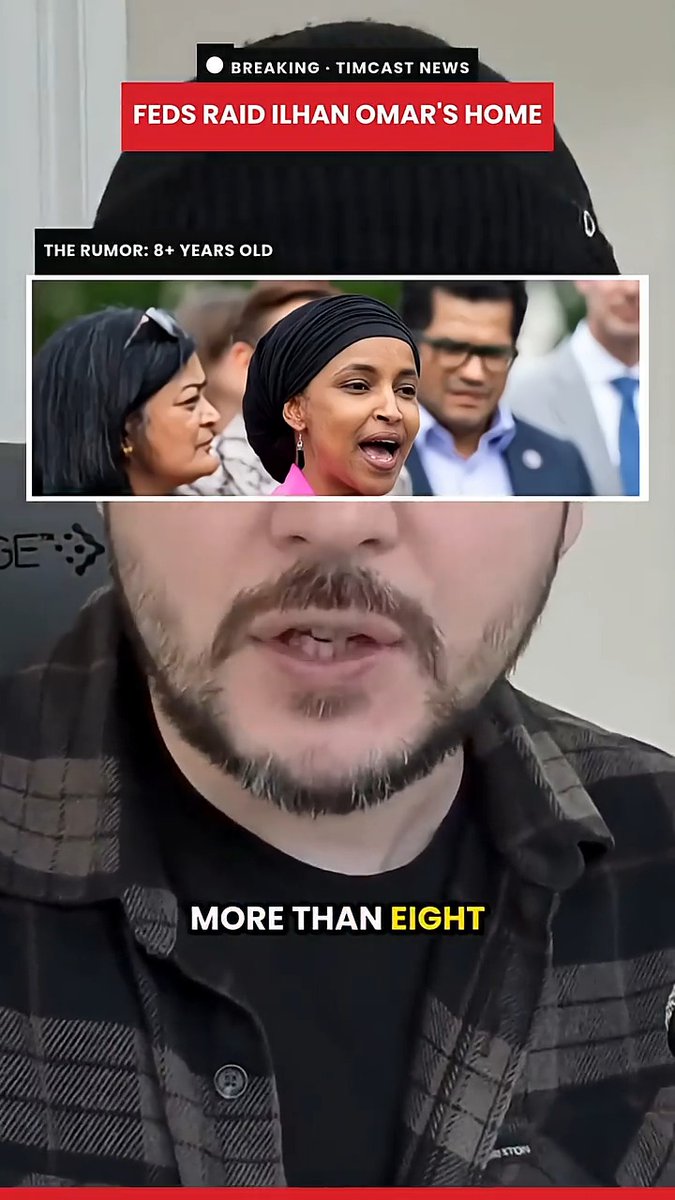 MAJOR BREAKING NEWS Federal agents raid Ilhan Omar’s DC home amid immigration fraud investigation