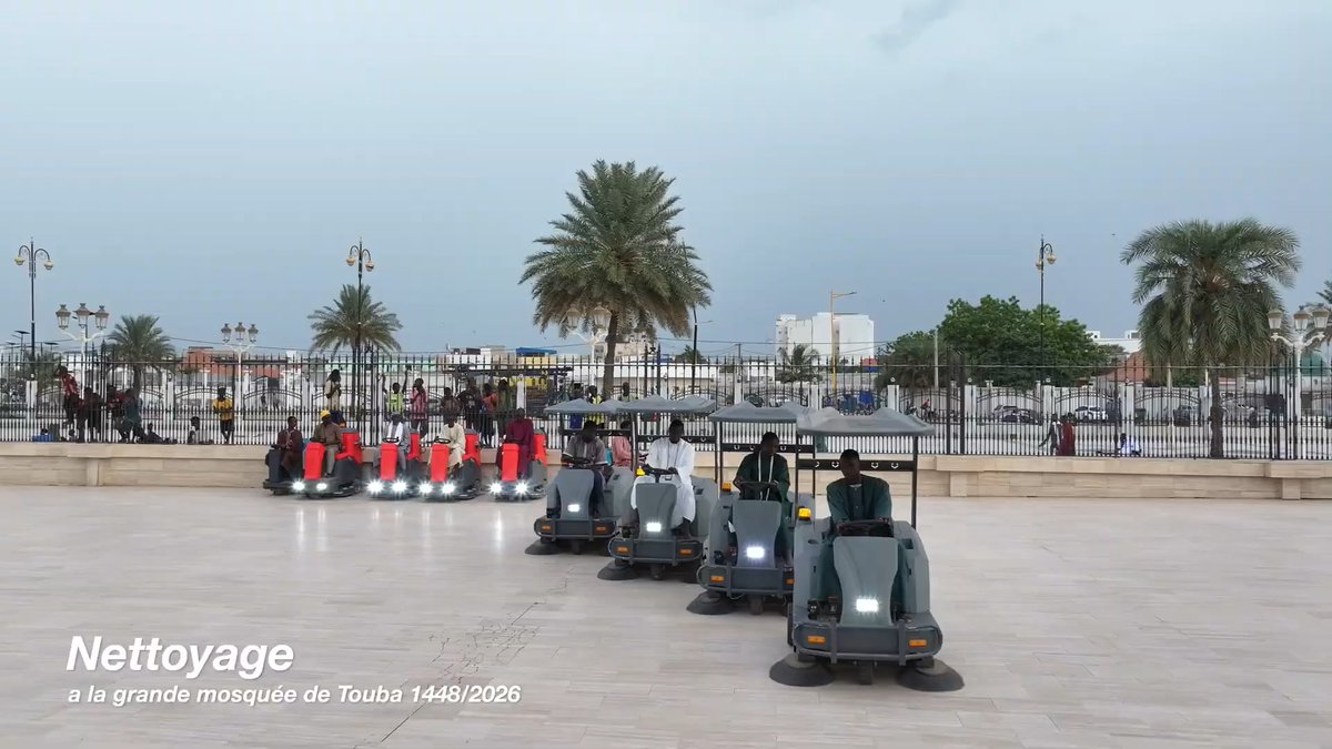 Nettoyage de la Grande Mosquée de Touba : place aux équipements industriels !