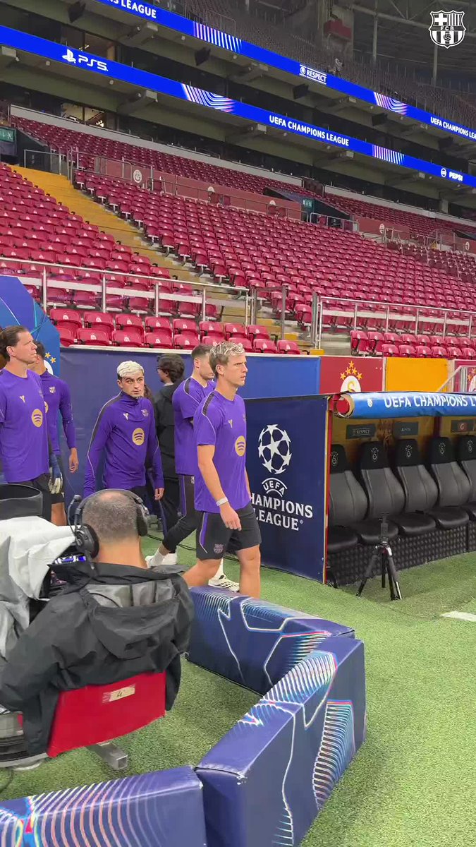 Let's do a great training session 👊 #ucl