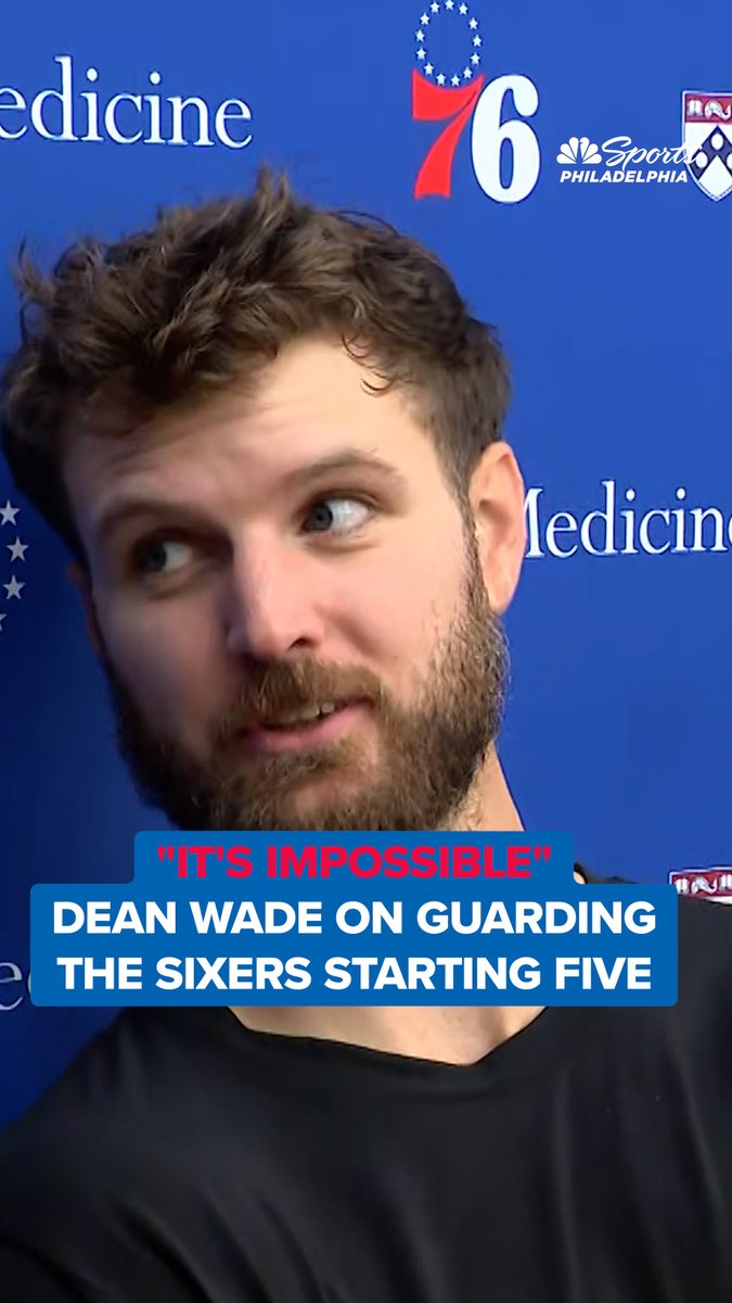 Who will be able to stop the Sixers' starting five? 😳 Dean Wade says it's impossible 😎