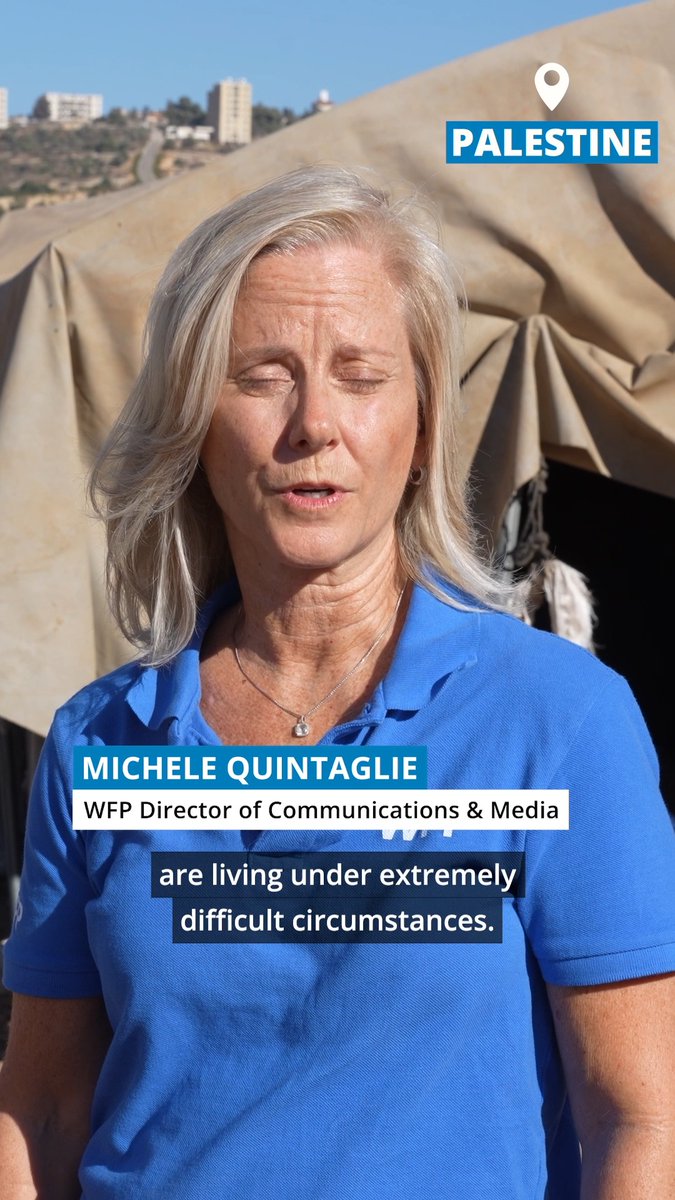📍 #Palestine: For many families, daily life is shaped by uncertainty. Unable to earn a living, struggling to put food on the table, and relying on humanitarian assistance, many fear they are being forgotten. WFP's Michele Quintaglie explains why their stories must continue to be heard 👇