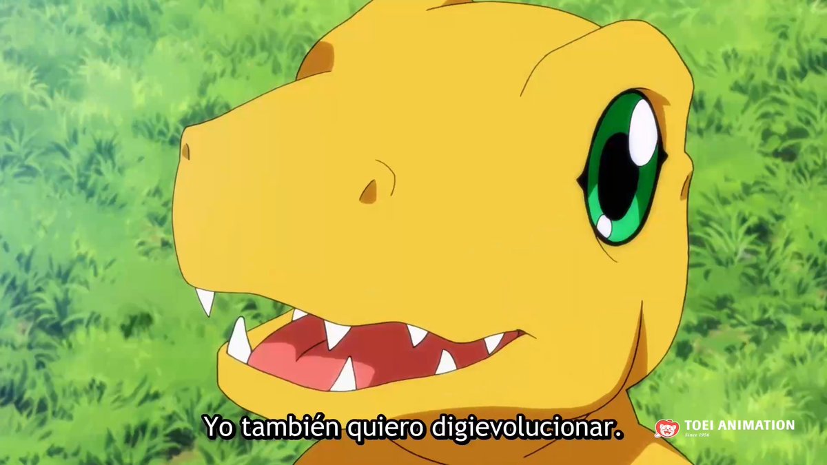 ¿Sabías que Agumon aparece en Digimon Universe App Monsters? 🦖🧡📱 ¡Disponible en Crunchyroll! #Digimon #AppMonsters #Agumon
