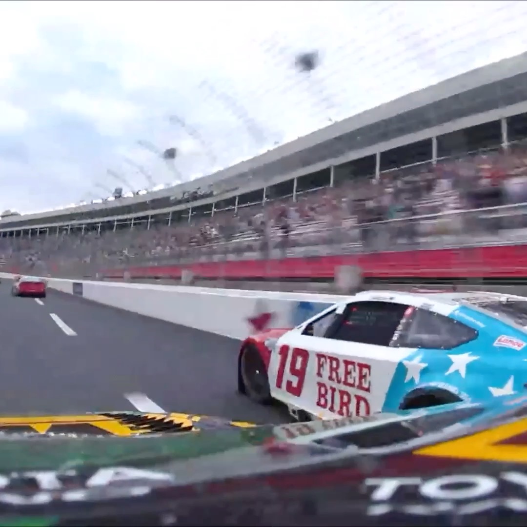 On the final lap, Christopher Bell gave it his all.