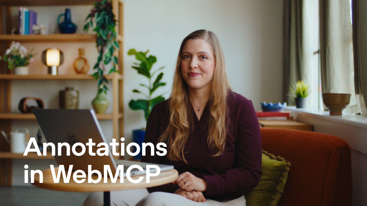 Annotations paired with WebMCP give your agents more context to act on. Check out how Katia Gil Guzman uses custom annotation controls and suggested prompts to help users edit scenes and update expenses in ChatGPT’s browser.