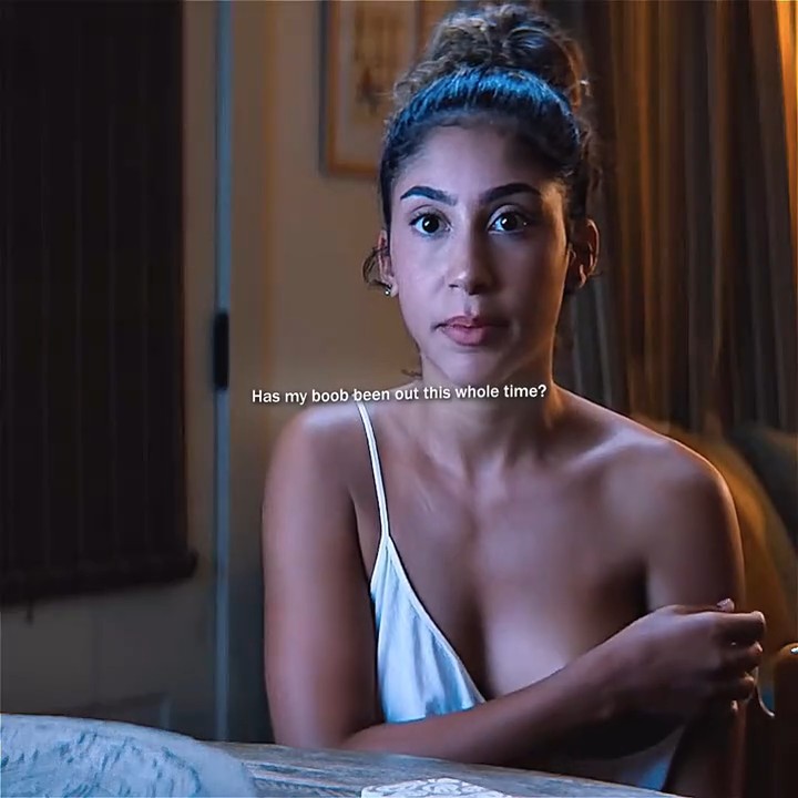 She was flashing her BO0Bs to give him hints, but pretending it was a mistake.