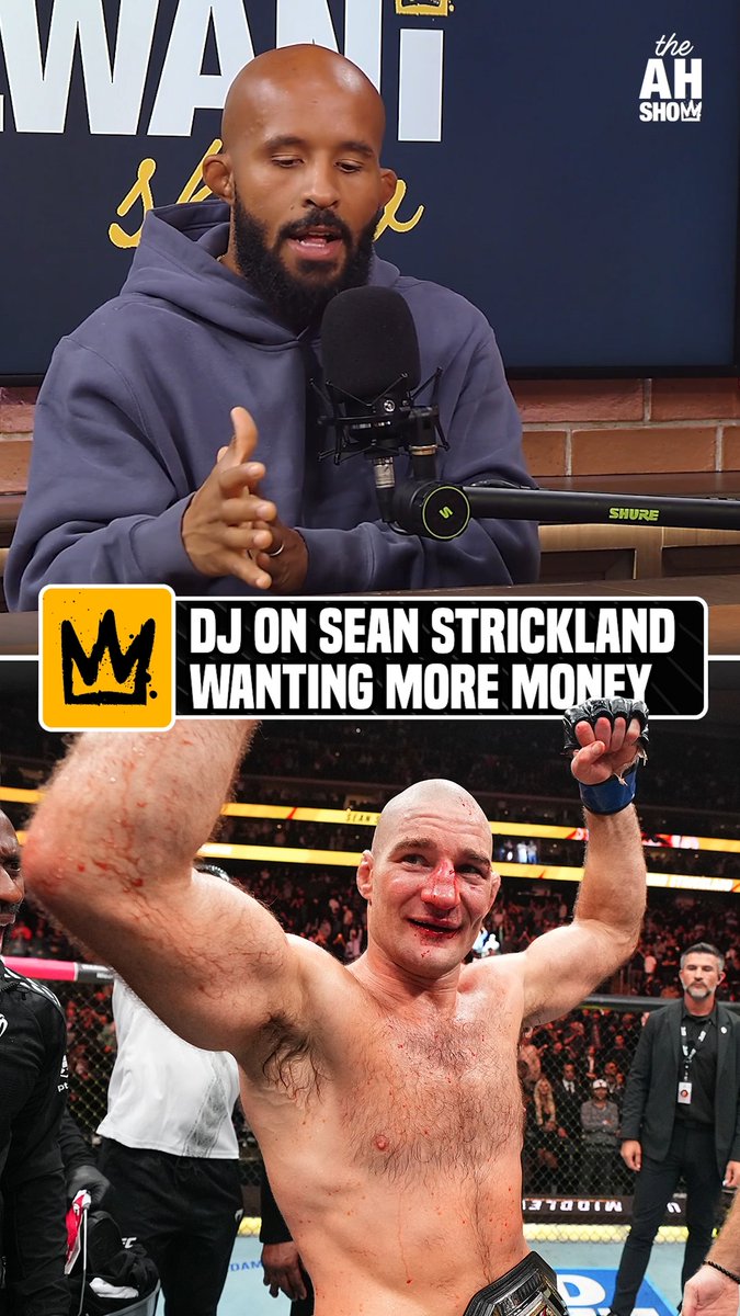 "When is enough enough? Do I wish I made more money? 100%. But I'm not gonna sit here and gripe and moan about it." Mighty Mouse thinks Strickland should honor is contract. #HelwaniShow