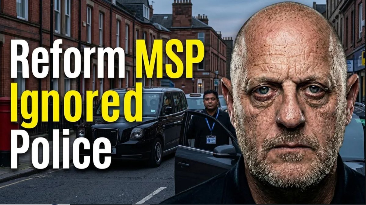 Reform MSP Thomas Kerr Seconded Motion To Give Dangerous Foreigner A Full 3 Years Taxi Licence After Police Advice About Him